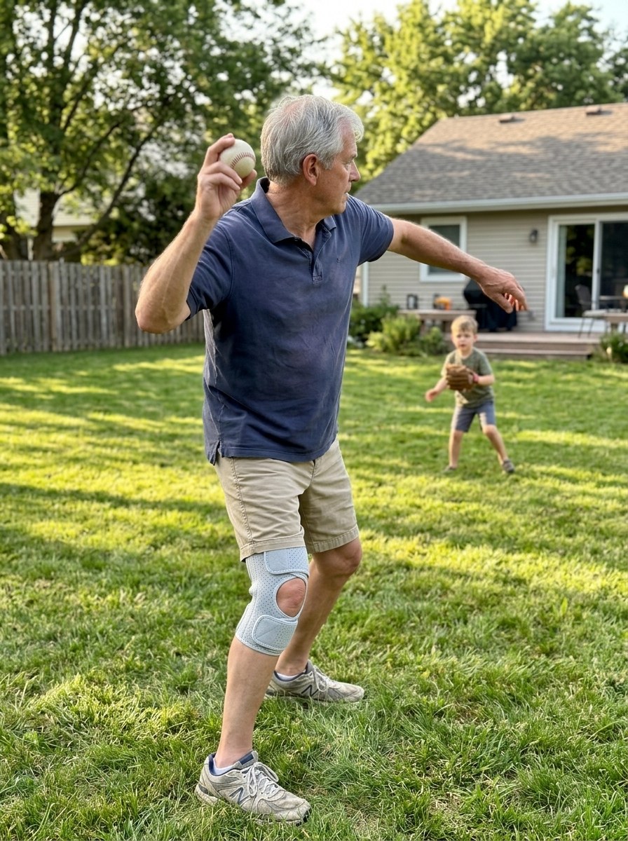 With the grandkids