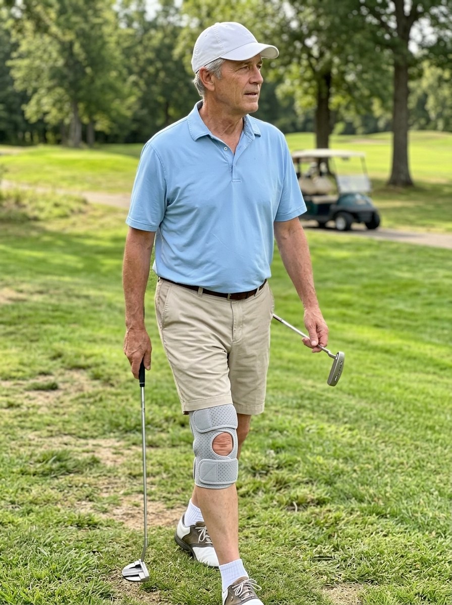 Out on the course