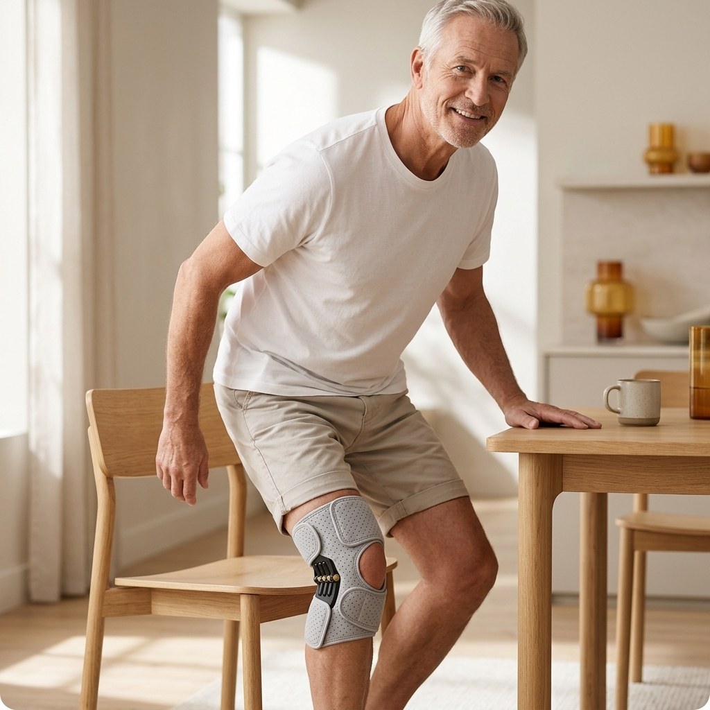 Knee Support Walking Aid for Seniors – Lightweight, Fits Either Leg